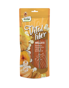 8" Vital Fiber Wellbar×3pcs 250g Banana, Mountain Yam, Pumpkin