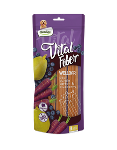 8" Vital Fiber Wellbar×3pcs 250g Pear, Purple carrot, Blueberry